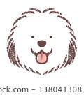 Old English Sheepdog face icon 138041308