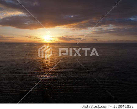 Sunset over the sea Sunset over the sea 138041822