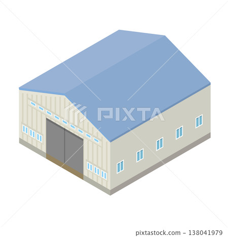 Factory building illustration 138041979