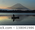 A fisherman in spring light 138041986