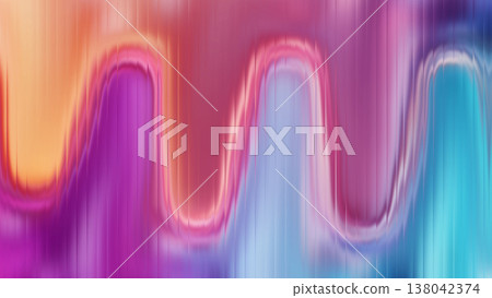 pink purple and blue ribbed glass texture with smooth flowing gradients and glowing curved light waves on soft background pink purple and blue ribbed glass texture with smooth flowing gradients and glowing curved light waves on soft background 138042374