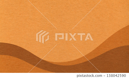 Textured terracotta paper background with rust and copper wavy lines and waves, copy space for banner, presentation Textured terracotta paper background with rust and copper wavy lines and waves, copy space for banner, presentation 138042590