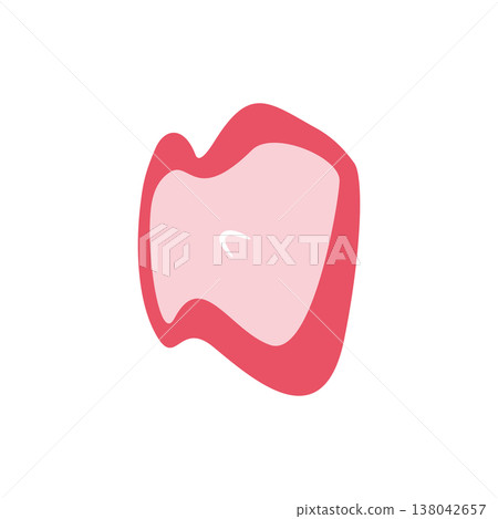 An illustration of a mouth shouting loudly. Fight, debate 138042657