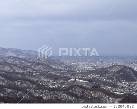 從札幌藻岩山索道眺望的景色 從札幌藻岩山索道眺望的景色 138043058