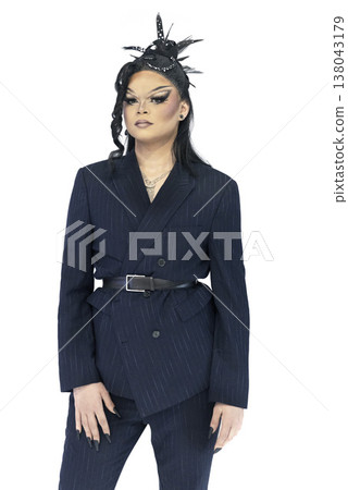 transvestite in studio 138043179