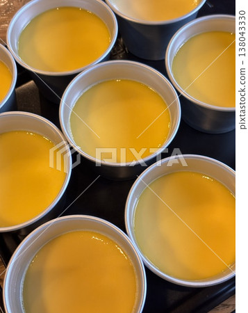 一排蛋奶布丁 138043330