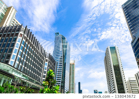 Urban landscape with skyscrapers Urban landscape with skyscrapers 138043672