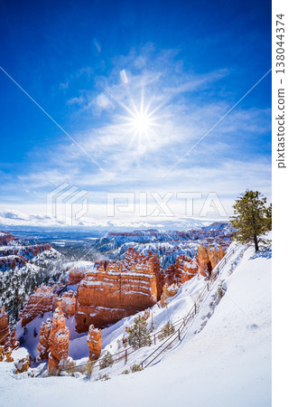 Bryce Canyon National Park in Winter season, Utah, USA 138044374