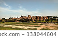 ROMA, ITALY, APRIL 7, 2016 : Ruins of the Domus Augustana on Palatine Hill in Rome, Italy. Every year more than 40 million tourists visit Rome. 138044604