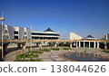 Ashgabat, Turkmenistan. September 21, 2021. Modern architecture of Ashgabat. New shopping mall  "Ashgabat" . 138044626