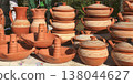 Chisinau, Moldova - October 15,2022: City Day. Ceramic dishes handmade. Chisinau, Moldova - October 15,2022 138044627