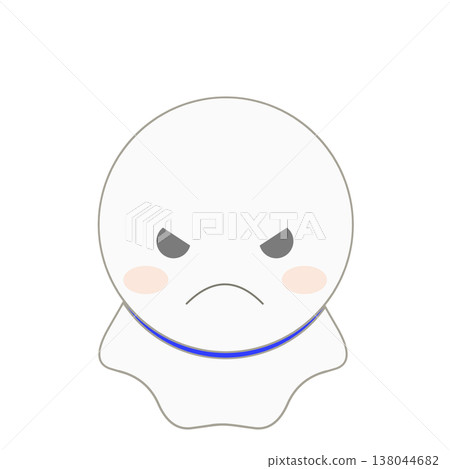 脾氣暴躁的teru teru bozu（天氣娃娃）的插圖 138044682