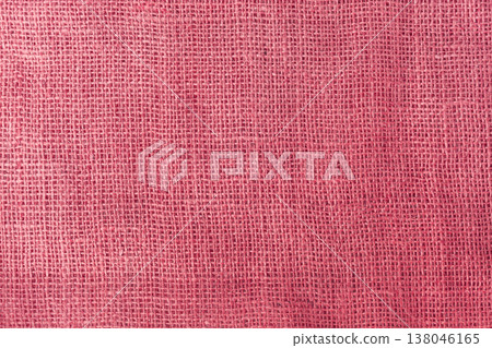 texture fabric burlap for sewing red background color macro texture fabric burlap for sewing red background color macro 138046165