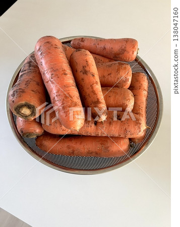 very fresh organic carrots bunch very fresh organic carrots bunch 138047160