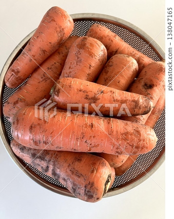 very fresh organic carrots bunch very fresh organic carrots bunch 138047165