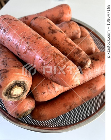 very fresh organic carrots bunch very fresh organic carrots bunch 138047168