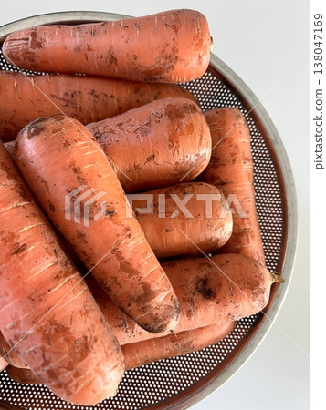 very fresh organic carrots bunch very fresh organic carrots bunch 138047169