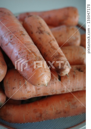 very fresh organic carrots bunch very fresh organic carrots bunch 138047178