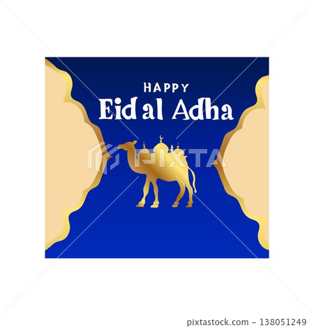 Happy Eid al-Adha Greeting Card with Cow and Mosque Silhouette print al adha eid adha mubarak greeti Happy Eid al-Adha Greeting Card with Cow and Mosque Silhouette print al adha eid adha mubarak greeti 138051249