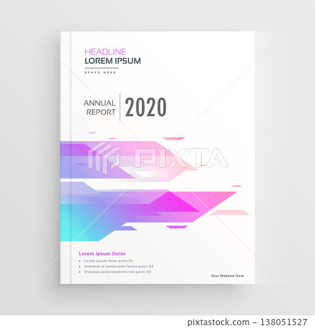 vibrant abstract shape company business brochure design template vibrant abstract shape company business brochure design template 138051527
