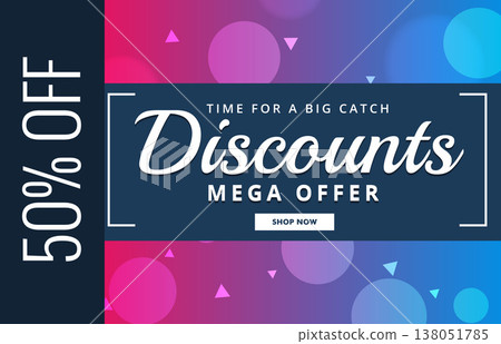 discount voucher design with offer details 138051785