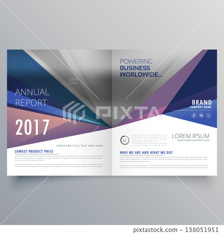 abstract bi fold business brochure design template abstract bi fold business brochure design template 138051951