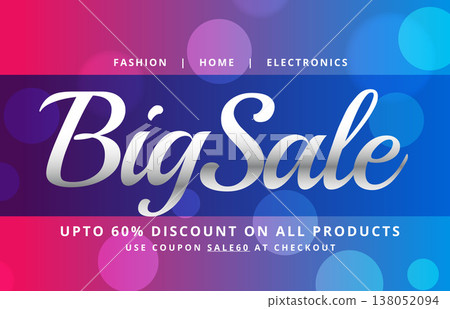 beautiful sale banner poster vector design template with bokeh background beautiful sale banner poster vector design template with bokeh background 138052094