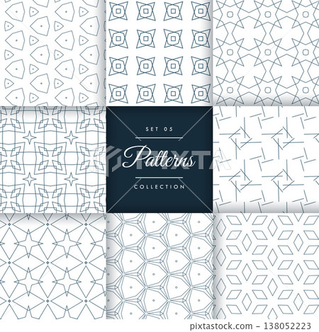 stylish geometric patterns set collection stylish geometric patterns set collection 138052223