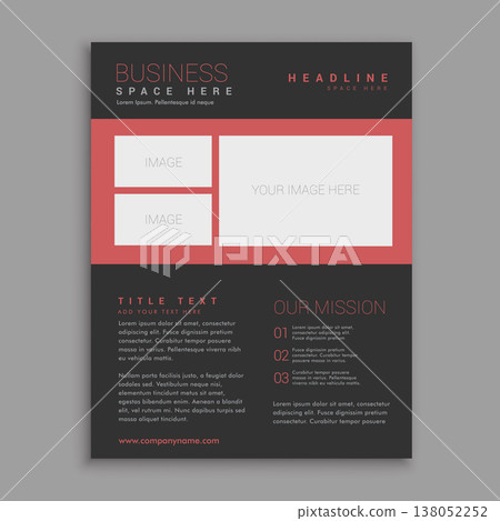 black brochure design vector template black brochure design vector template 138052252