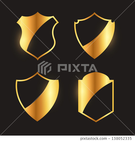 premium golden badges emblem and label design collection 138052335