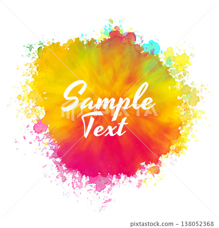 bright yellow red watercolor splash abstract background bright yellow red watercolor splash abstract background 138052368