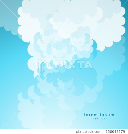 cartoon cloud on blue sky background cartoon cloud on blue sky background 138052379