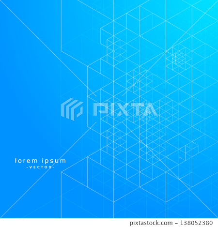 geometric lines blue print vector background geometric lines blue print vector background 138052380