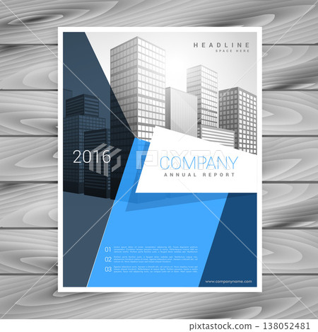 modern blue business brochure flyer design vector template modern blue business brochure flyer design vector template 138052481