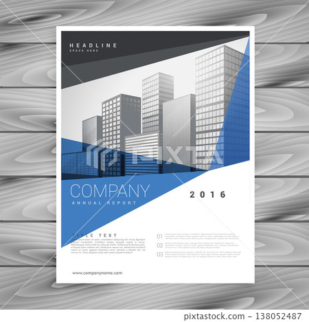 corporate blue business annual report flyer design leaflet presentation template corporate blue business annual report flyer design leaflet presentation template 138052487