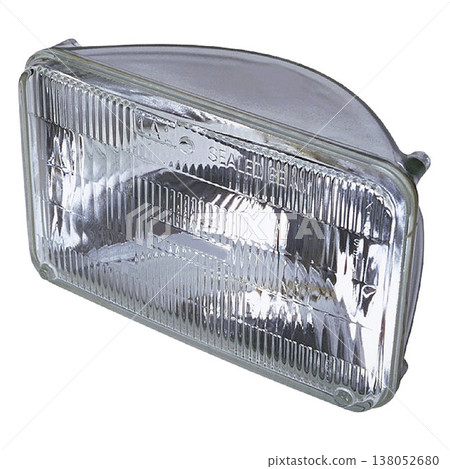 Sealed Beam Headlight isolated on a white background 138052680