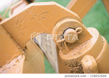 Industrial Bolt and Nut Assembly on a background 138052689