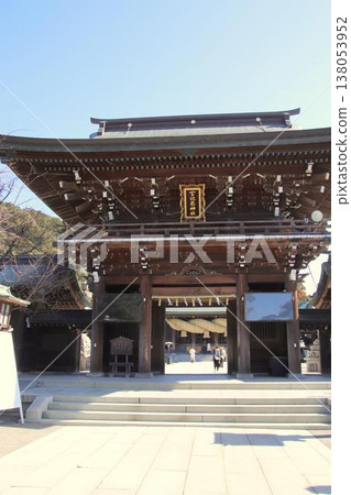福津市宮地岳神社的鳥居 福津市宮地岳神社的鳥居 138053952