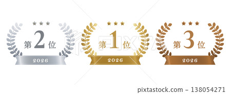 排名材料(第一名、第二名、第三名/金牌、銀牌、銅牌/獎牌設計套裝) 排名材料(第一名、第二名、第三名/金牌、銀牌、銅牌/獎牌設計套裝) 138054271