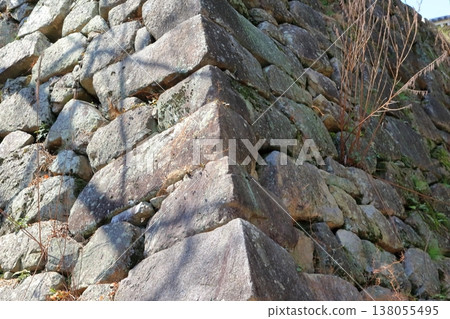 廣島城的石垣 廣島城的石垣 138055495