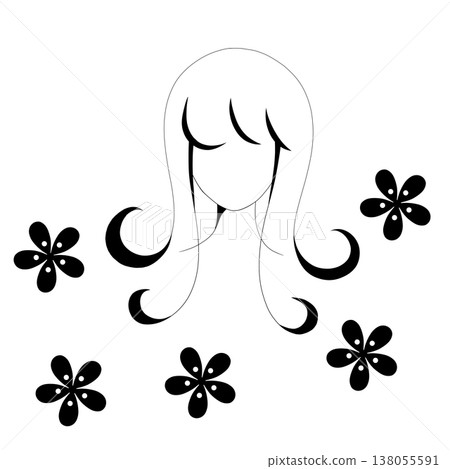 婦女和鮮花 婦女和鮮花 138055591
