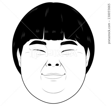 一個面帶微笑的胖子 一個面帶微笑的胖子 138055665