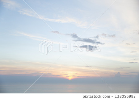 從薩塔角看到的東海日落 從薩塔角看到的東海日落 138056992