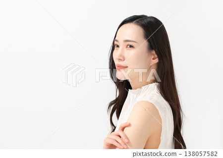 Profile of a middle-aged woman: Skincare image Profile of a middle-aged woman: Skincare image 138057582