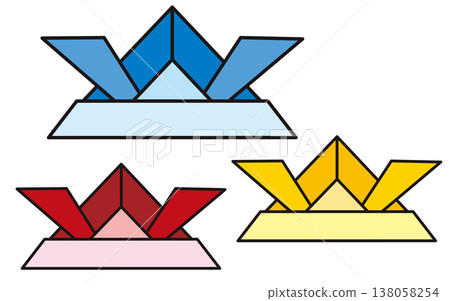 Origami helmet illustration for Children's Day (Tango no Sekku) Origami helmet illustration for Children's Day (Tango no Sekku) 138058254