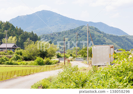 Rural scenery near the Maruyama River in Asago City, Hyogo Prefecture Rural scenery near the Maruyama River in Asago City, Hyogo Prefecture 138058296