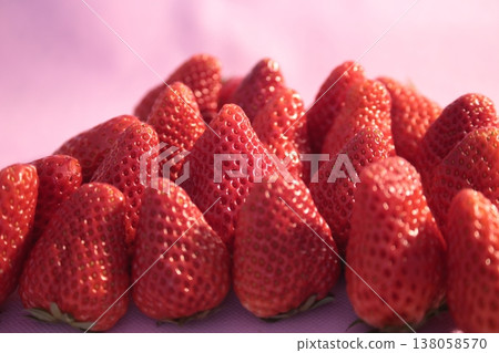 Crimson strawberries Crimson strawberries 138058570
