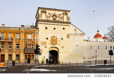 Gate of Dawn (Ostrobramskie Gate) in Vilnius, Lithuania Gate of Dawn (Ostrobramskie Gate) in Vilnius, Lithuania 138058815