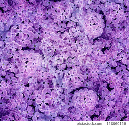 Floral spring background. Vintage watercolor background of lilac flowers. Close-up. Nature. Floral spring background. Vintage watercolor background of lilac flowers. Close-up. Nature. 138060136