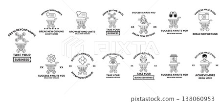 Black-and-white logo designs for business or personal use Black-and-white logo designs for business or personal use 138060953